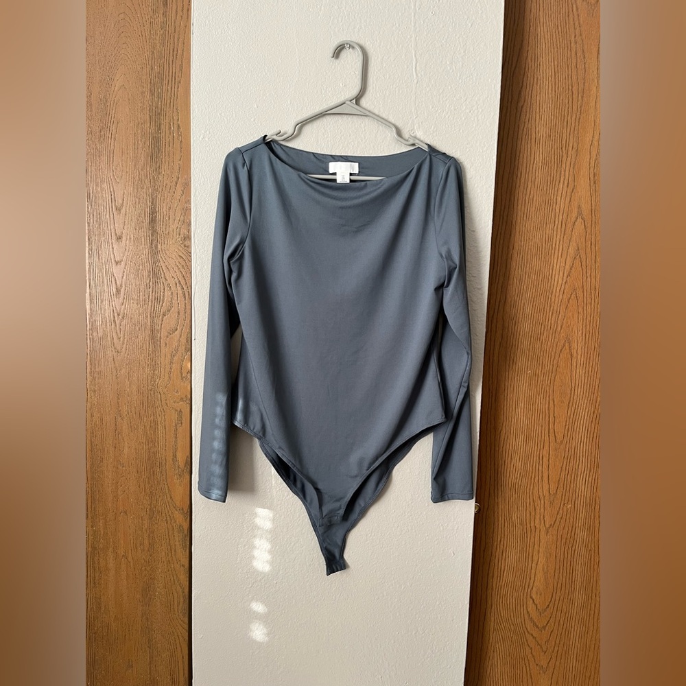 H&M Boat Neck Long Sleeve Bodysuit